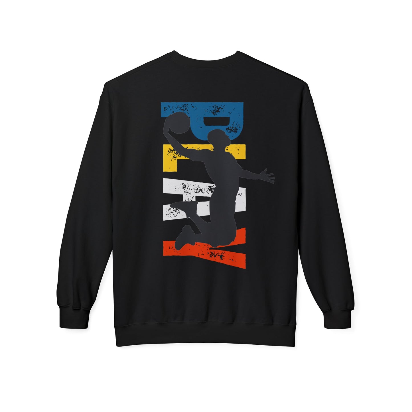 Unisex Basketball Sweatshirt - Eat Sleep Repeat Design