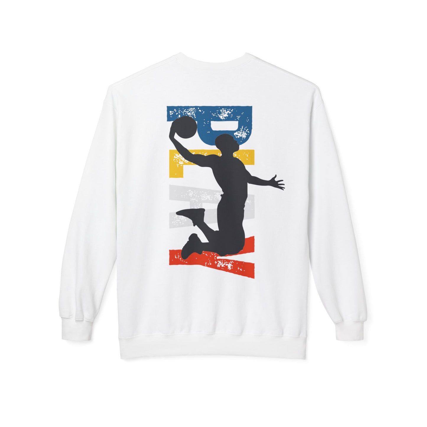 Unisex Basketball Sweatshirt - Eat Sleep Repeat Design